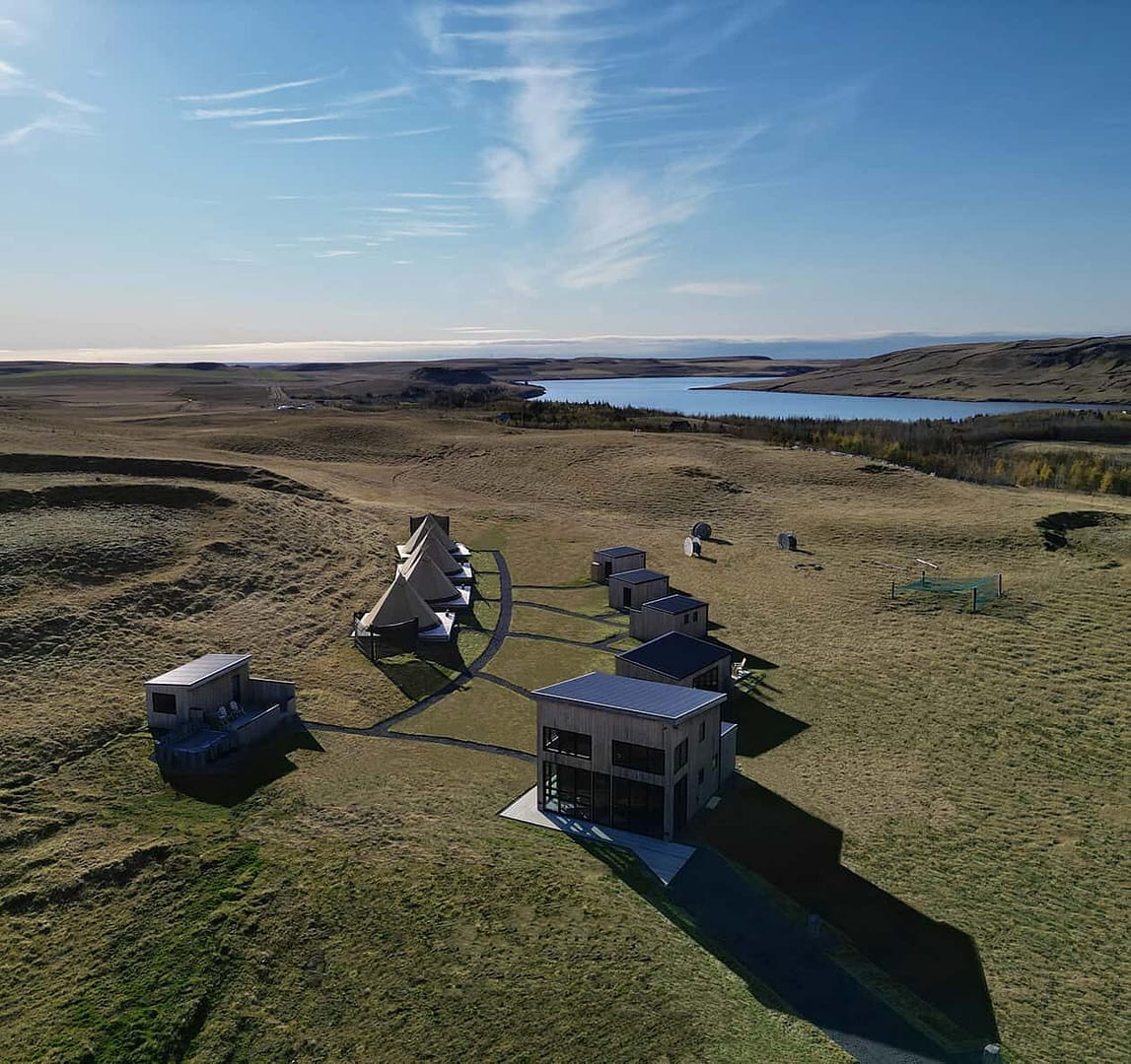 Overview of Sorla Camp in Iceland