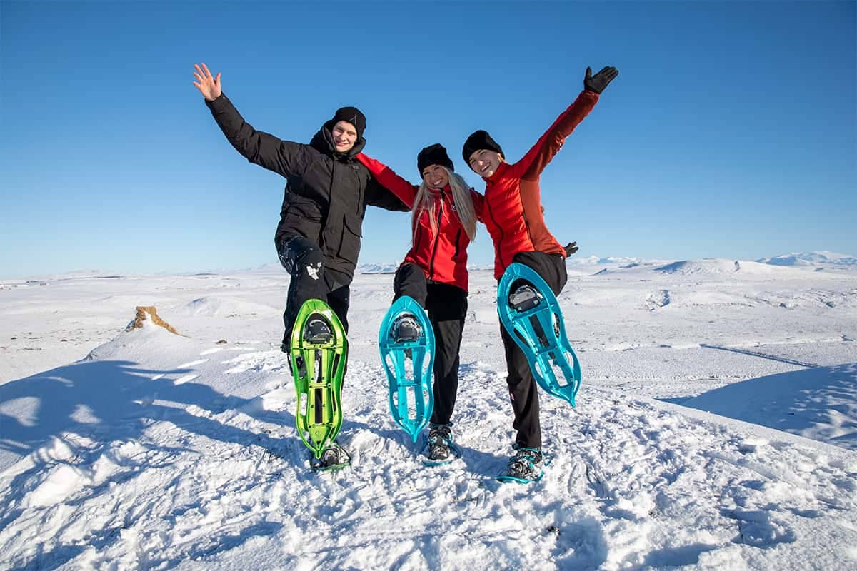 Snowshoeing in Iceland