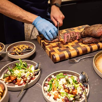 Sörla's chef preparing custom-made meals